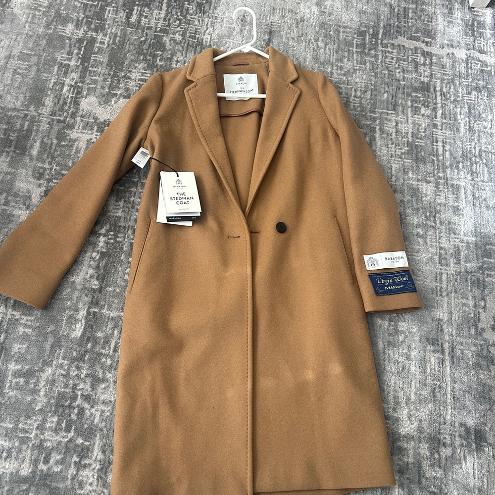 Aritzia Camel Trench Coat
